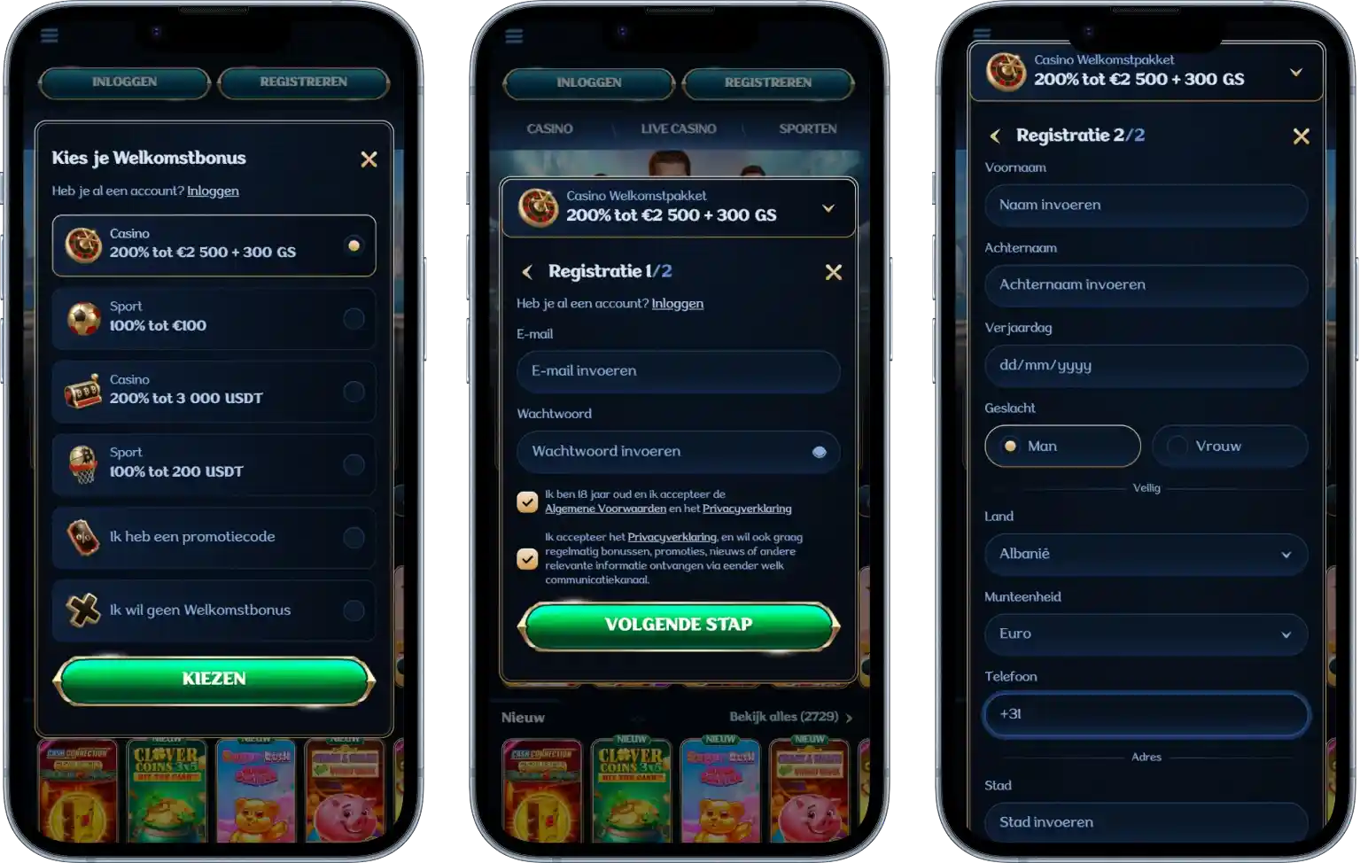 Millioner Casino Registreren en Aanmelden